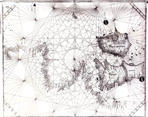 Mapa Wielkiej Brytanii, Francji i Hiszpanii, 1473